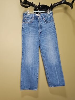 Denim Forum Blue Button-Fly Jeans
